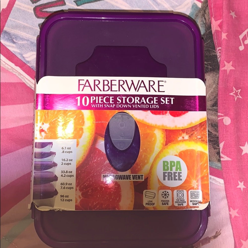 Farberware 10 piece food storage set